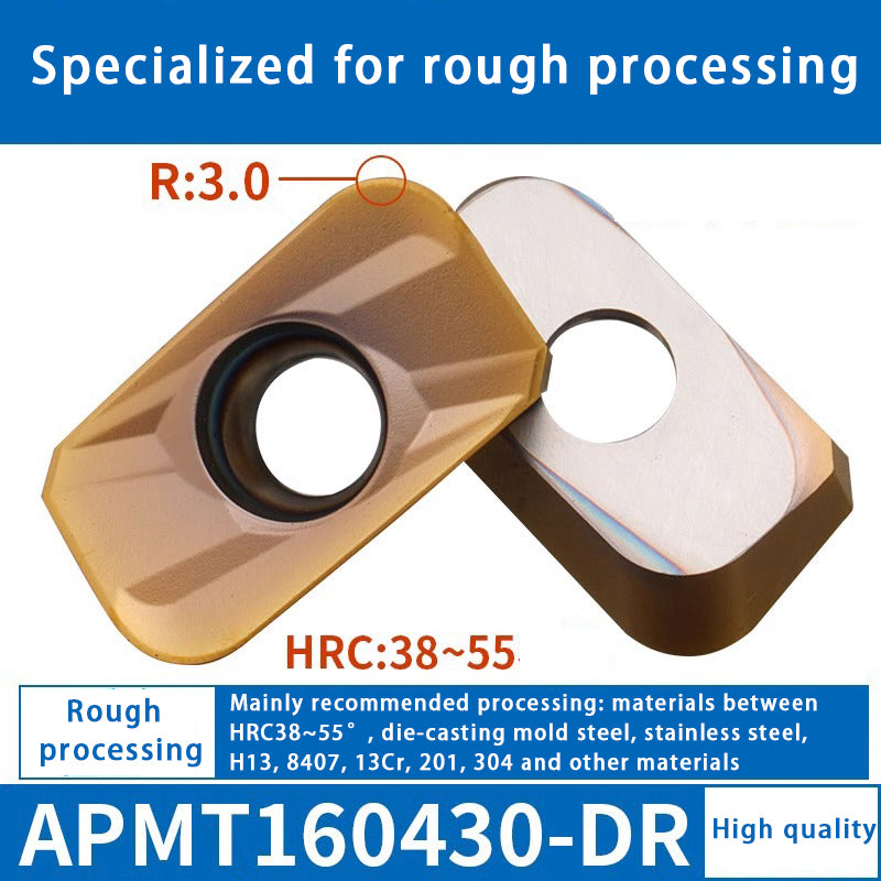 140-CNC milling blade APM T1135 stainless steel special alloy blade Shandong Denso Pricision Tools Co.,Ltd.